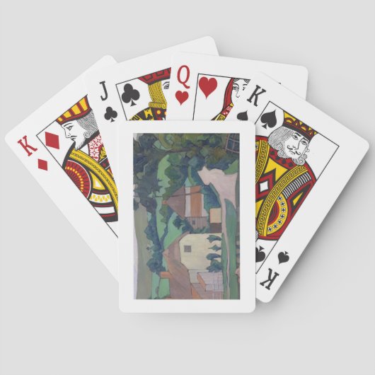 Jeu De Cartes La Ford (huile sur toile) (dos)