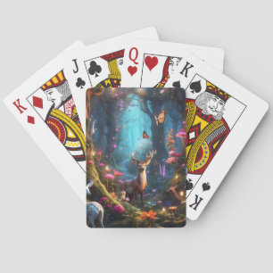 Jeu De Cartes La forêt enchantée est une oasis mystique