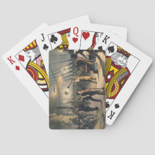 Jeu De Cartes La Forge sur le pont du Great Eastern, nuit de A