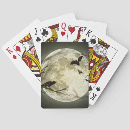 Jeu De Cartes La foule des chauves-souris devant la Pleine lune (dos)