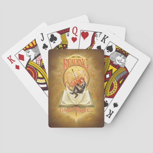 Jeu De Cartes La lecture est un voyage dans le temps (dos)