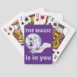 Jeu De Cartes LA MAGIE EST EN VOUS inspirant idée cadeau