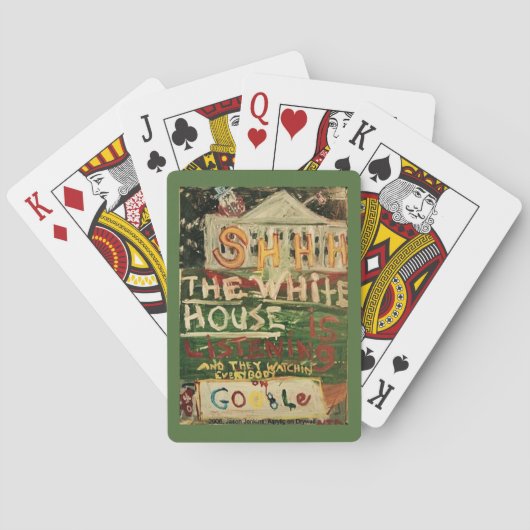 JEU DE CARTES LA MAISON BLANCHE ÉCOUTE (dos)