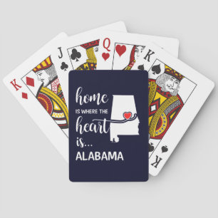 Jeu De Cartes La maison de l'Alabama est le coeur