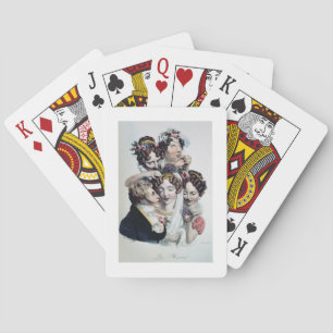 Jeu De Cartes La mariée, vers 1820 (litho)