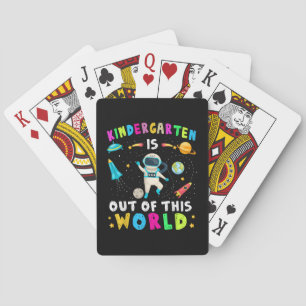 Jeu De Cartes La maternelle est hors de ce monde Retour à l'écol