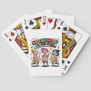 Jeu De Cartes La maternité est l'art d'aimer de tout son cœur