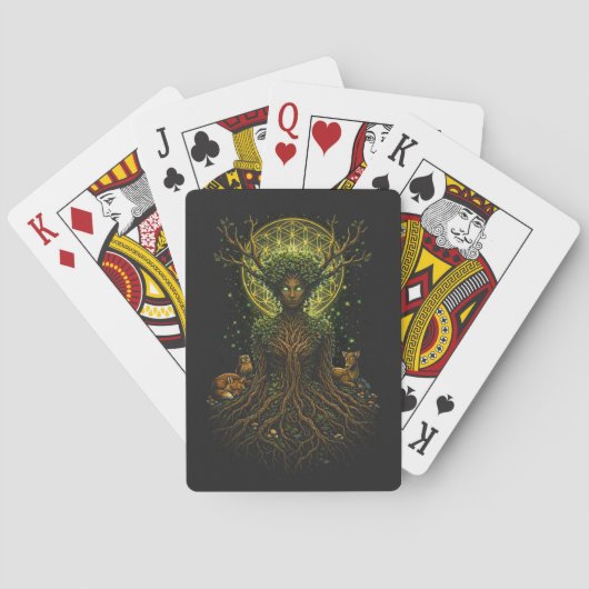 Jeu De Cartes La Mère Verte (dos)