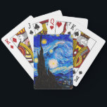 Jeu De Cartes La Nuit étoilée de Vincent Van Gogh<br><div class="desc">Vincent Van Gogh La Nuit Starry. C'est un vieux chef-d'oeuvre du peintre maître néerlandais Vincent Van Gogh.Cette peinture de paysage d'art raffiné a de belles couleurs vives et saturées. Vincent Van Gogh était un peintre impressionniste de poste hollandais. Cette image est du domaine public</div>
