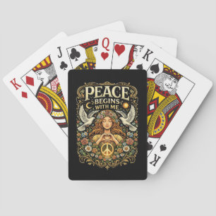 Jeu De Cartes La paix commence en soi