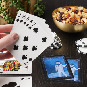 Jeu De Cartes La peinture de l'évasion du bonhomme de neige par 