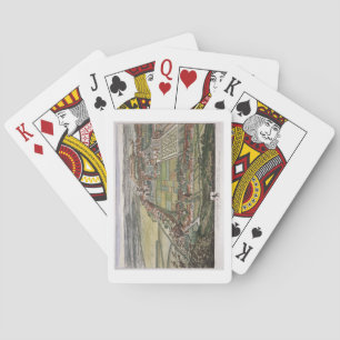 Jeu De Cartes La perspective de Nottingham de l'Est gravée