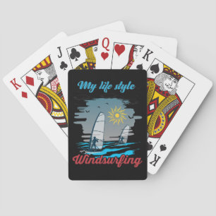 Jeu De Cartes La planche à voile est mon style de vie