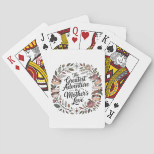 Jeu De Cartes La plus grande aventure est l'amour d'une mère