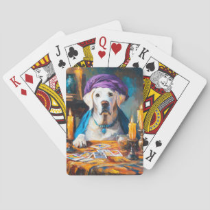 Jeu De Cartes La Poche Mystique Drôle chien Fortuneteller