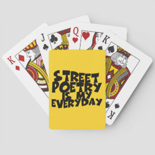 Jeu De Cartes La poésie de rue est mon quotidien