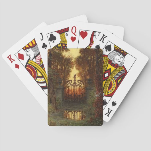 Jeu De Cartes La porte du château (par Ferdinand Knab) (dos)