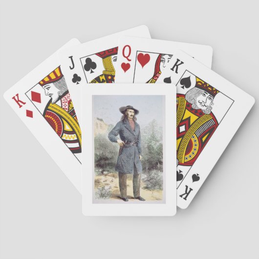 Jeu De Cartes La première photo publiée de 'Wild Bill' Hickok (dos)
