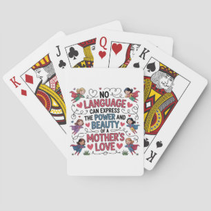 Jeu De Cartes La Puissance Et La Beauté De L'Amour D'Une Mère