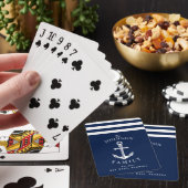 Jeu De Cartes La Réunion de famille orientée d'Ancre nautique (In Situ)
