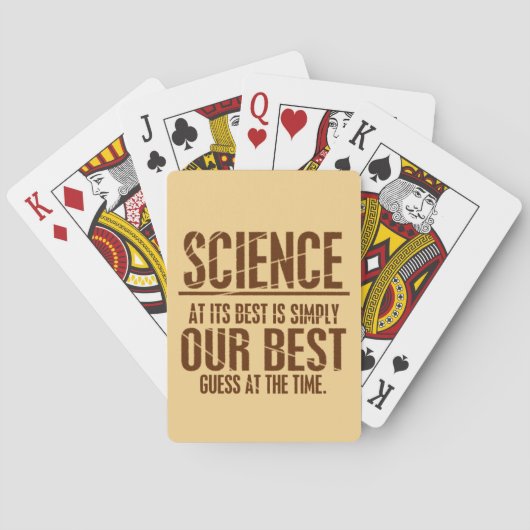 Jeu De Cartes La science à son meilleur (dos)