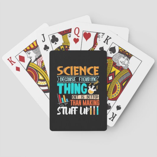 Jeu De Cartes La Science Parce Qu'Il Est Mieux De Comprendre Les (dos)