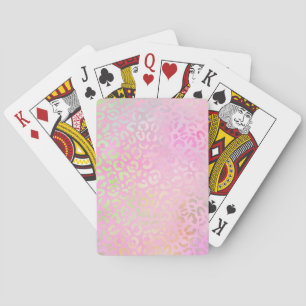 Jeu De Cartes La série Iridescent Leopard Design 1