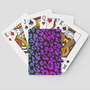 Jeu De Cartes La série léopard multicolore Design 1