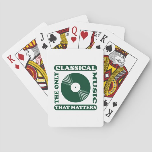 Jeu De Cartes La Seule Musique Classique (dos)