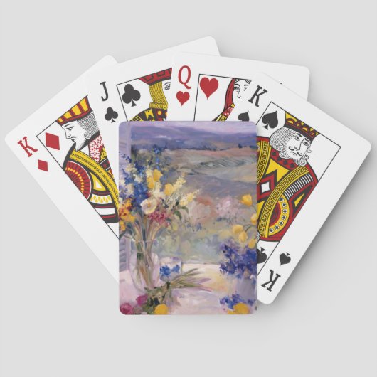 Jeu De Cartes La Toscane florale (dos)