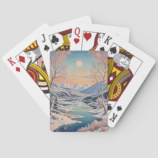 Jeu De Cartes La tranquillité d'hiver (dos)