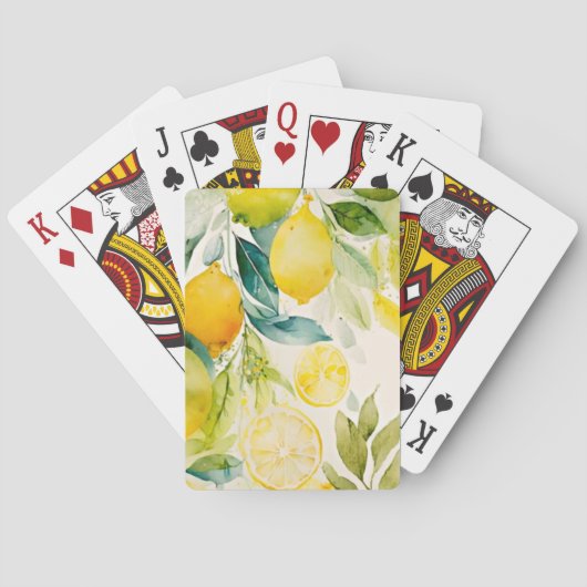 Jeu De Cartes La verdure des agrumes (dos)