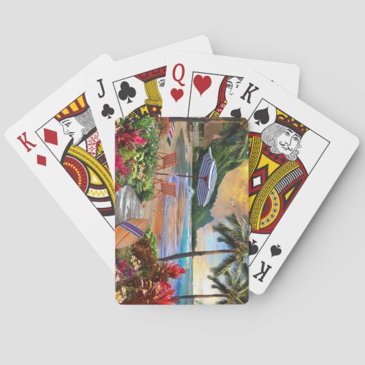 Jeu De Cartes La vie à Hawaii (dos)