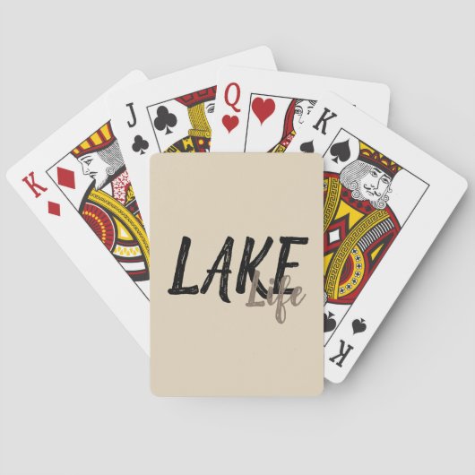 Jeu De Cartes LA VIE DU LAC nautique | (dos)