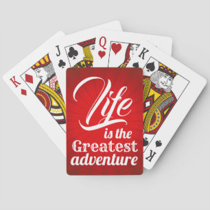 Jeu De Cartes La vie est la plus grande aventure