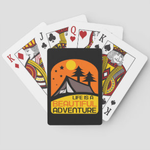 Jeu De Cartes La vie est une belle aventure Camping