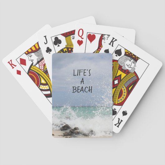 Jeu De Cartes La vie est une plage (dos)