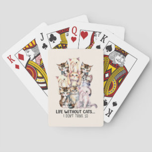 Jeu De Cartes La vie sans chats ? Je ne le pense pas