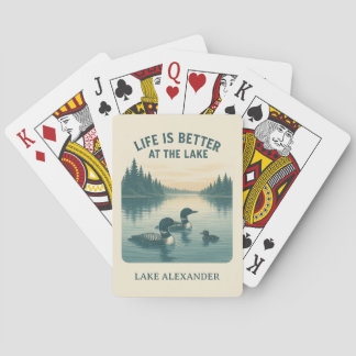 Jeu De Cartes La vie sur mesure dans le lac Loon est meilleure à