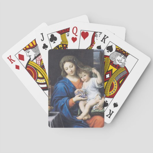 Jeu De Cartes La Vierge des raisins, 1640-50 (dos)