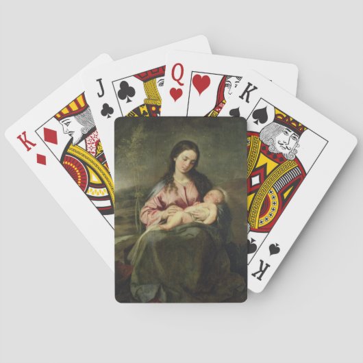 Jeu De Cartes La Vierge et l'enfant (dos)