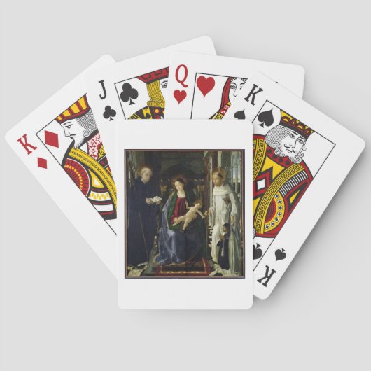 Jeu De Cartes La Vierge et l'Enfant (huile) (dos)