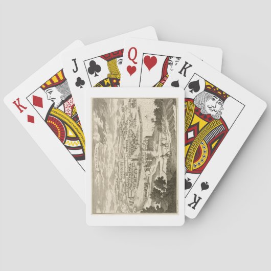 Jeu De Cartes La ville de Mexico, 1723 (gravure) (dos)