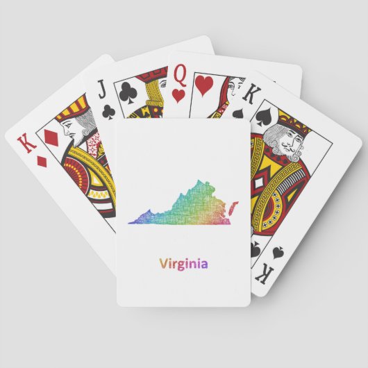 Jeu De Cartes La Virginie (dos)