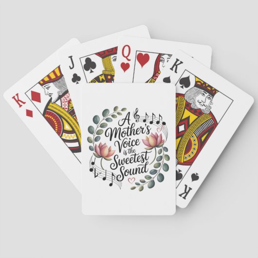 Jeu De Cartes La voix d'une mère est le son le plus doux (dos)