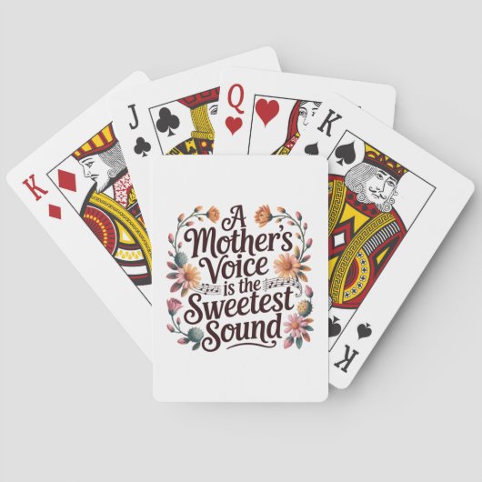 Jeu De Cartes La voix d'une mère est le son le plus doux (dos)
