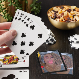 Jeu De Cartes La Voix Peinture par Alfred Fox