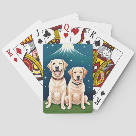 Jeu De Cartes Labrador Retriever Couple (dos)