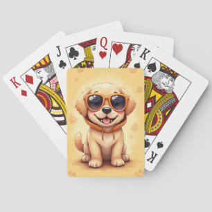 Jeu De Cartes Labrador Retriever drôle Kawaii Chien