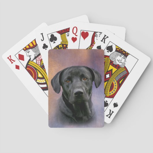 Jeu De Cartes Labrador retriever noir (dos)